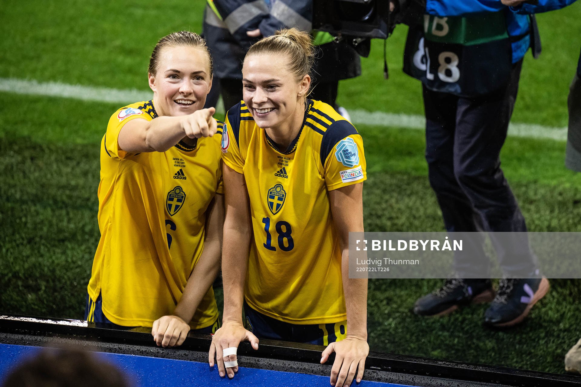 Magdalena Eriksson and Fridolina Rolfö of Sweden
