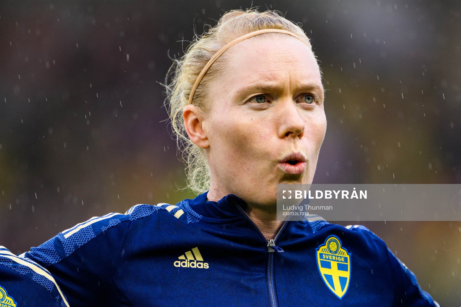 Goalkeeper Hedvig Lindahl of Sweden