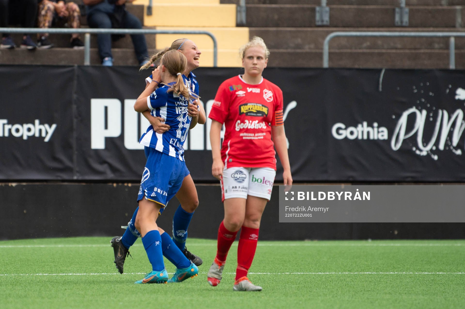 IFK Göteborgs spelare Filippa Hopkins och Isabella