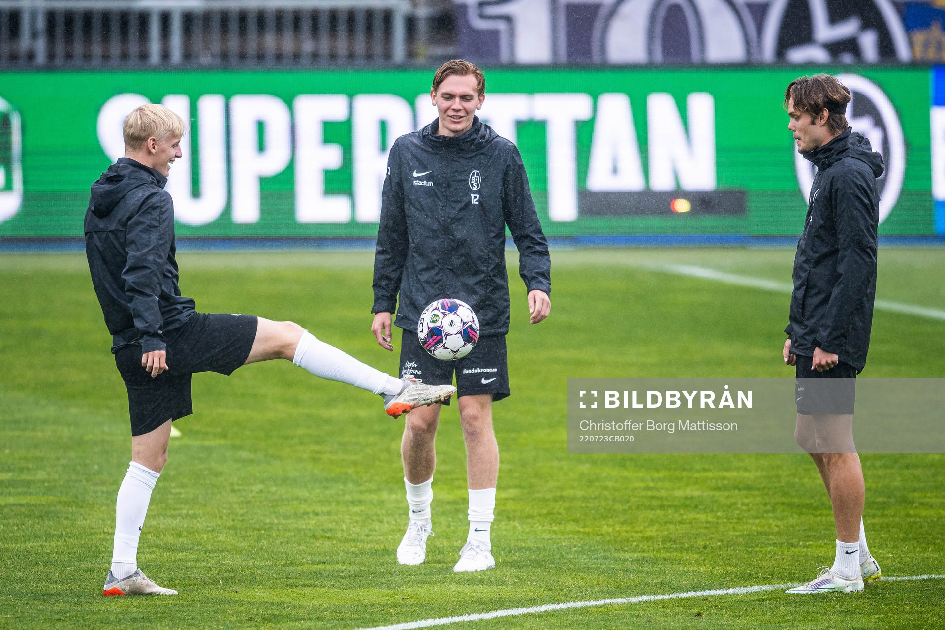 Landskronas Emil Lindman, Melker Jonsson och Albin Linnér