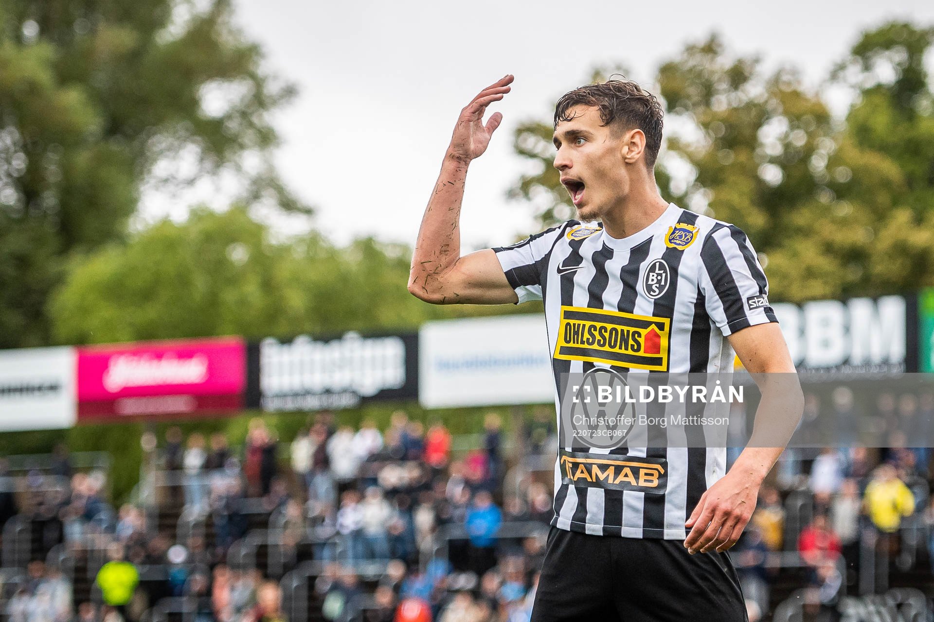 Landskronas Camil Jebara reagerar