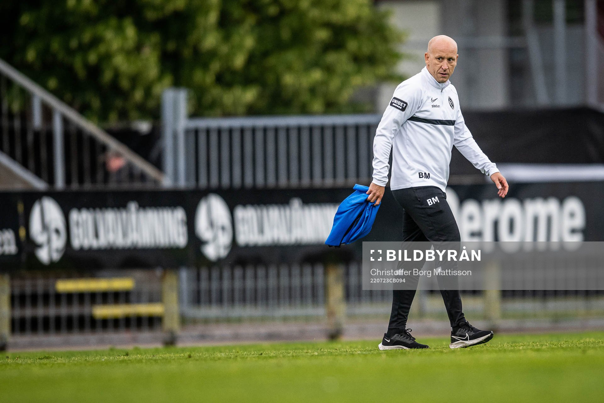 Landskronas tränare Billy Magnusson deppar