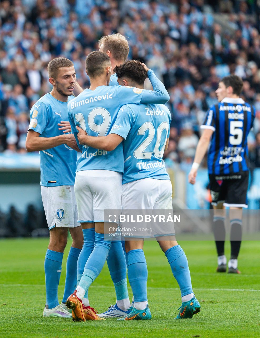 Malmö FFs Patriot Sejdiu, Veljko Birmancevic , Ola