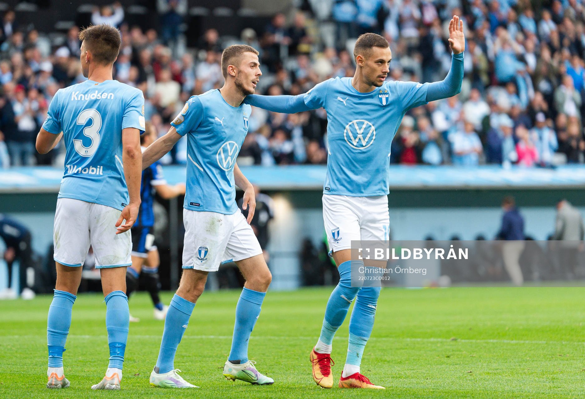 Malmö FFs Patriot Sejdiu, Veljko Birmancevic och Jonas