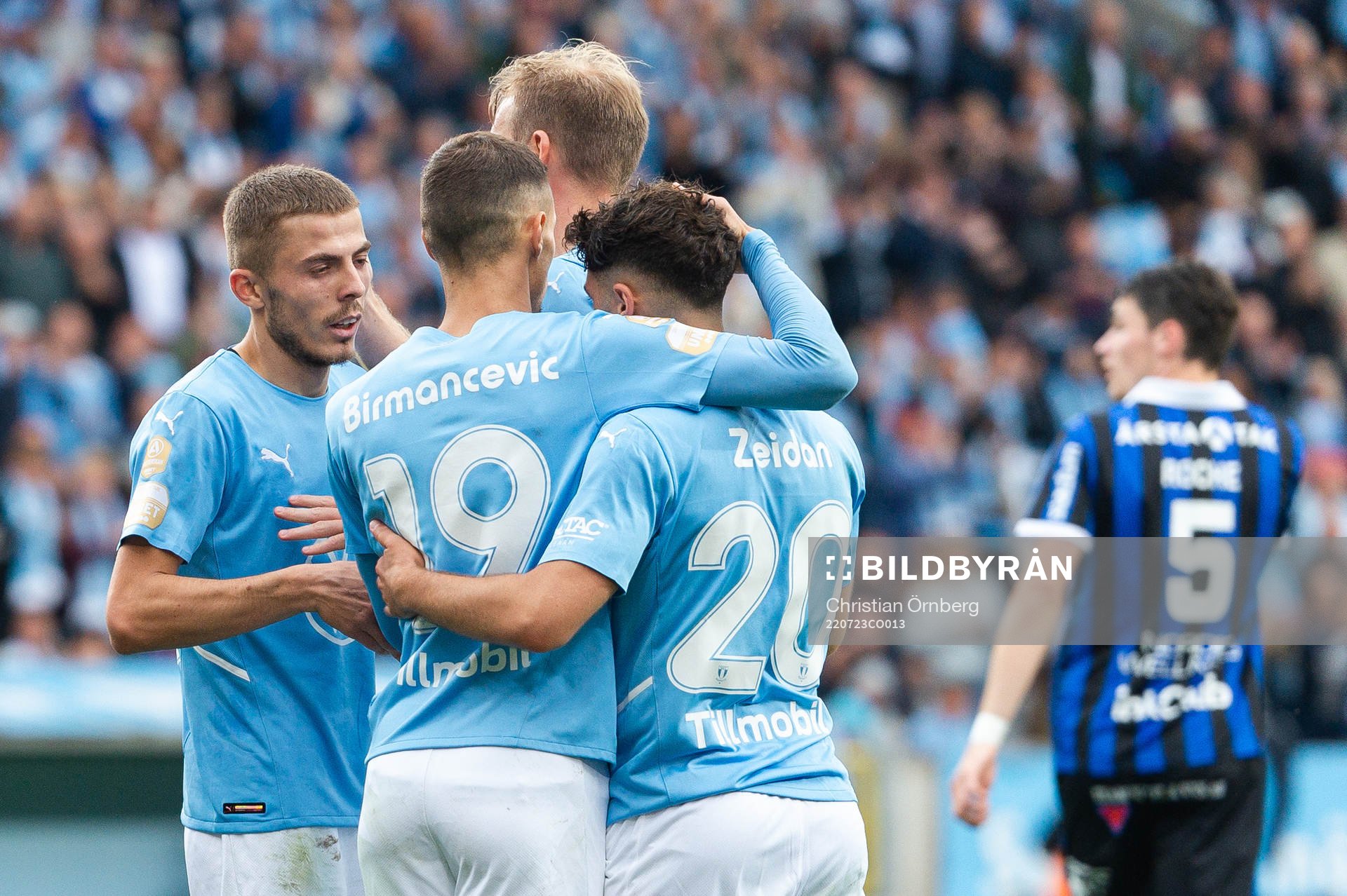 Malmö FFs Patriot Sejdiu, Veljko Birmancevic , Ola