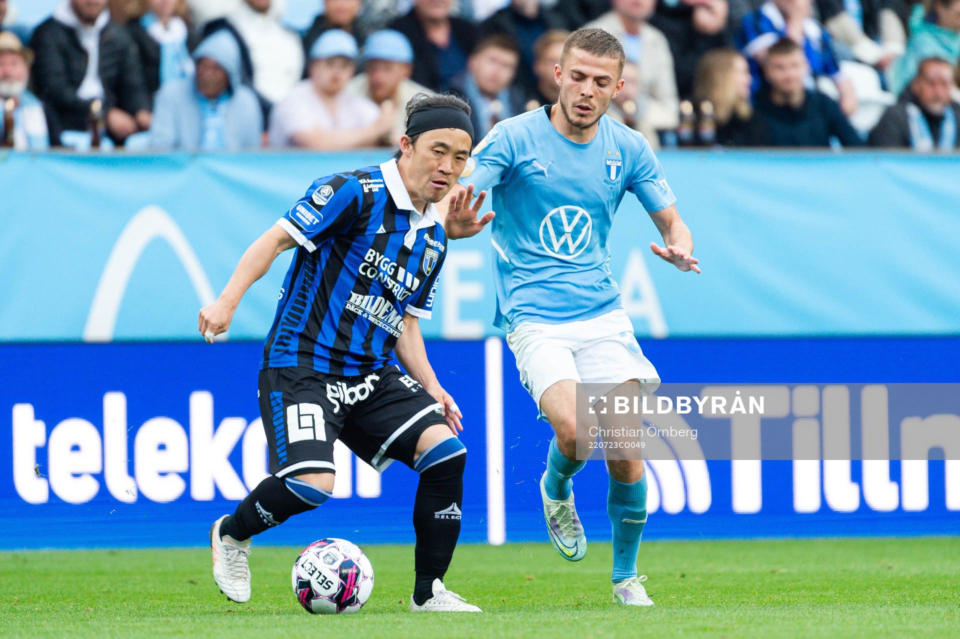 Sirius Yukiya Sugita och Malmö FFs Patriot Sejdiu