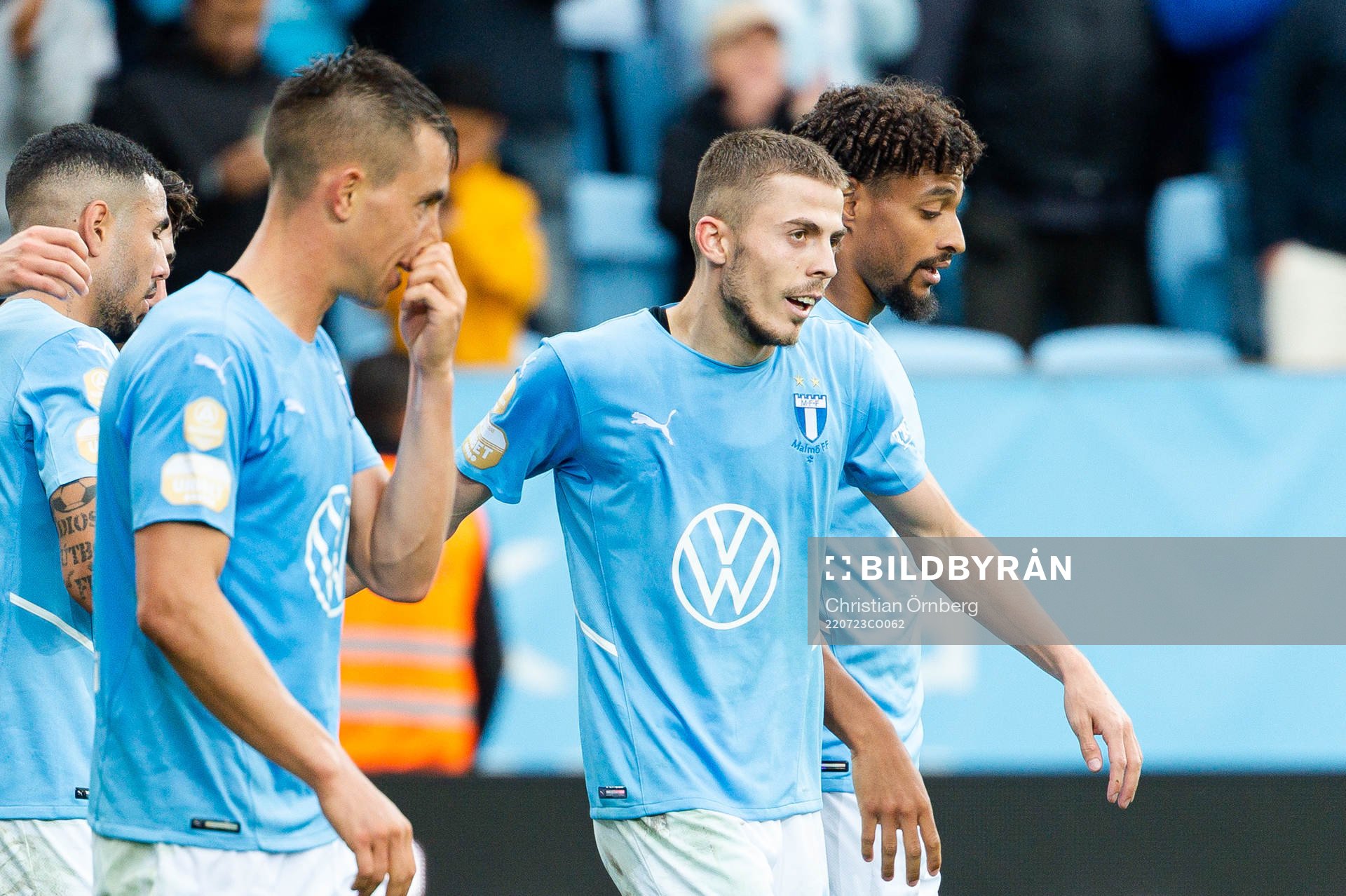 Malmö FFs Patriot Sejdiu jublar