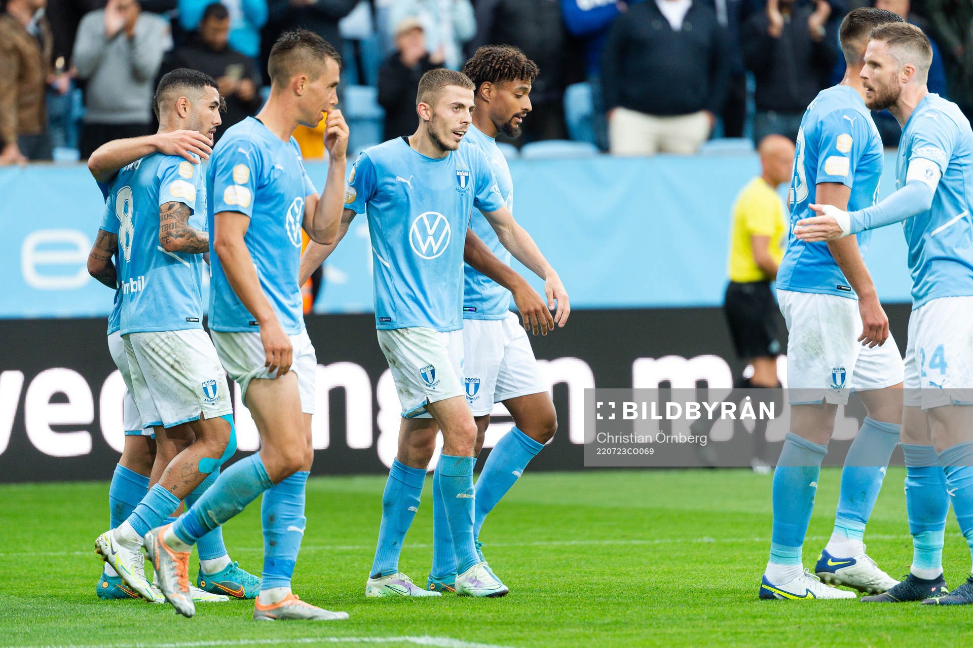 Malmö FFs Patriot Sejdiu jublar