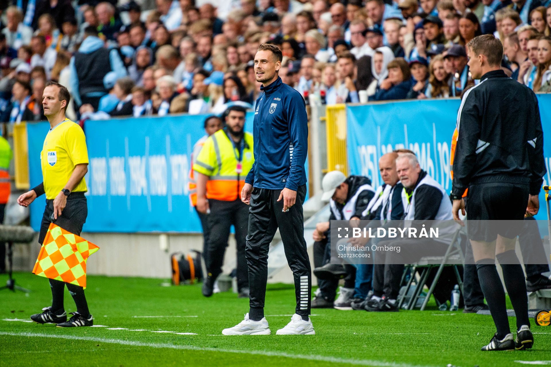 Sirius tränare Daniel Bäckström