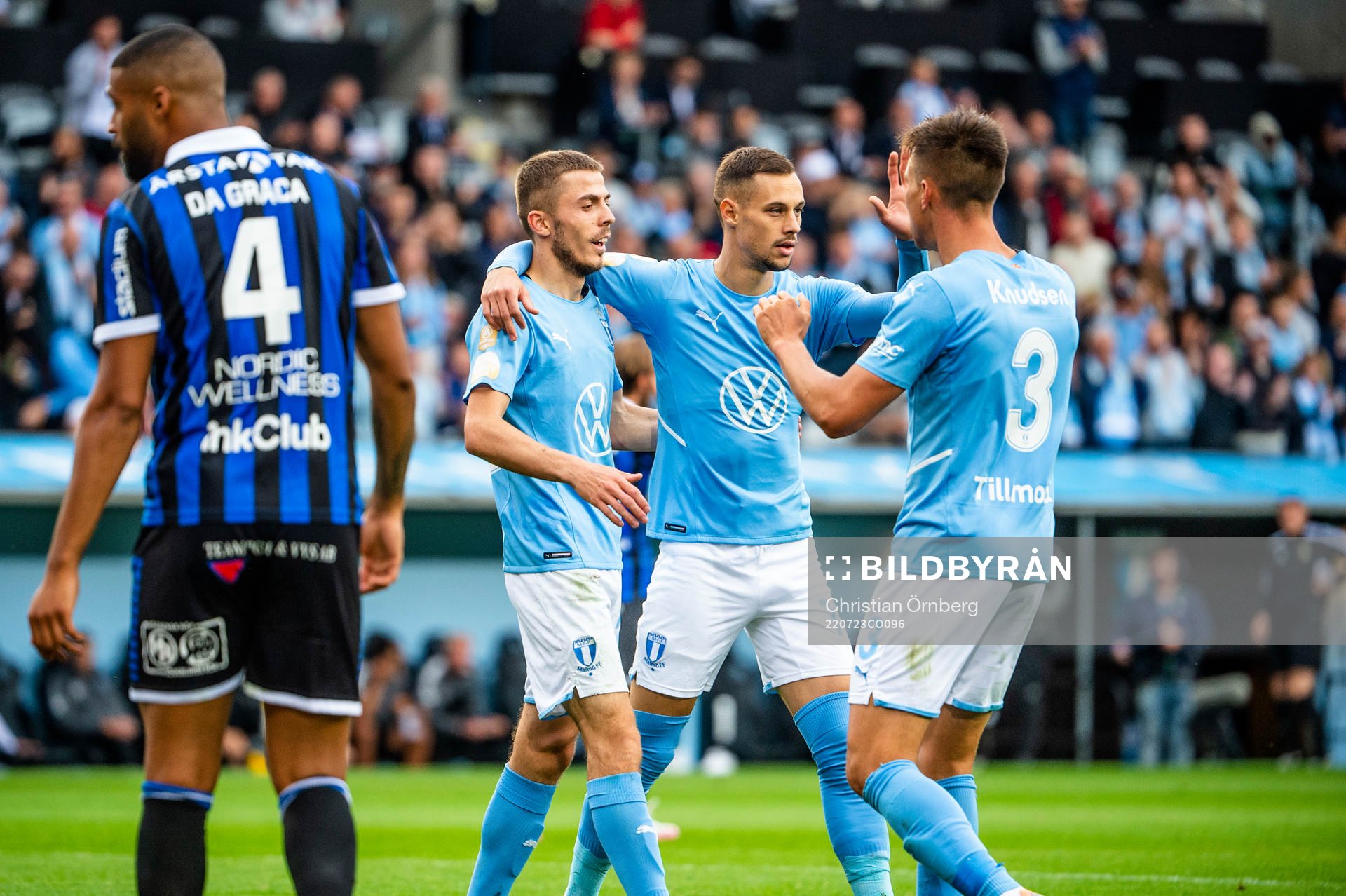 Malmö FFs Patriot Sejdiu, Veljko Birmancevic och Jonas
