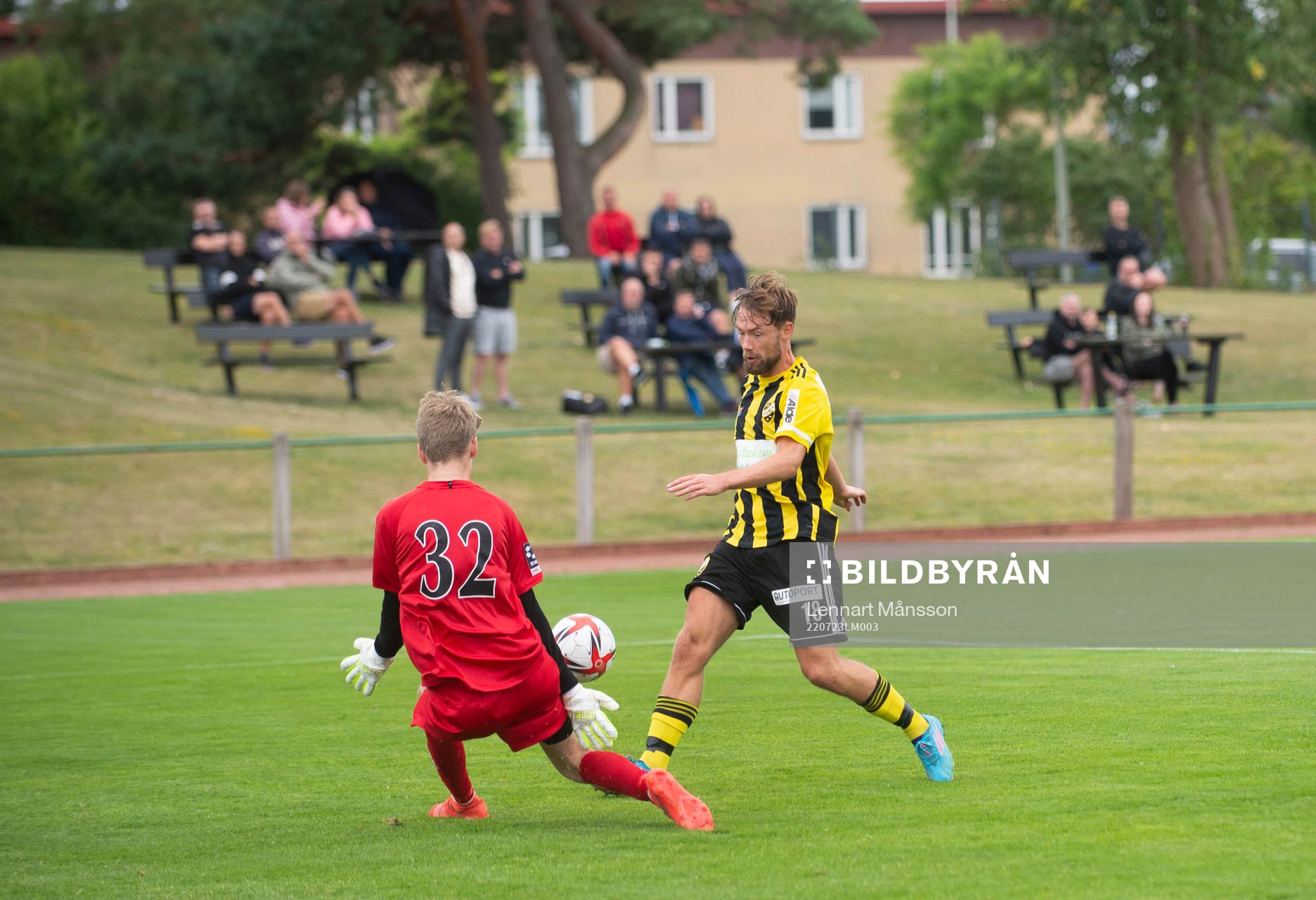 IFK Hässleholms Ahmed Traore Albin Ekström i