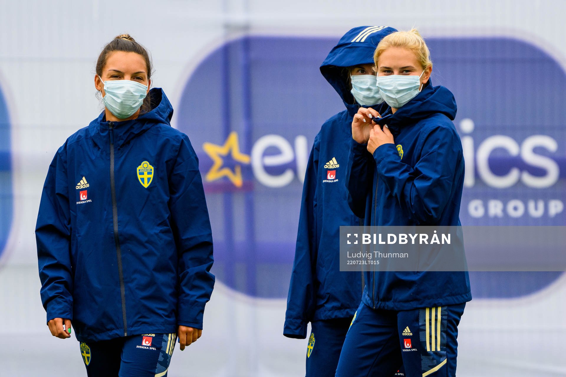Johanna Rytting Kaneryd, Filippa Angeldahl and Amanda