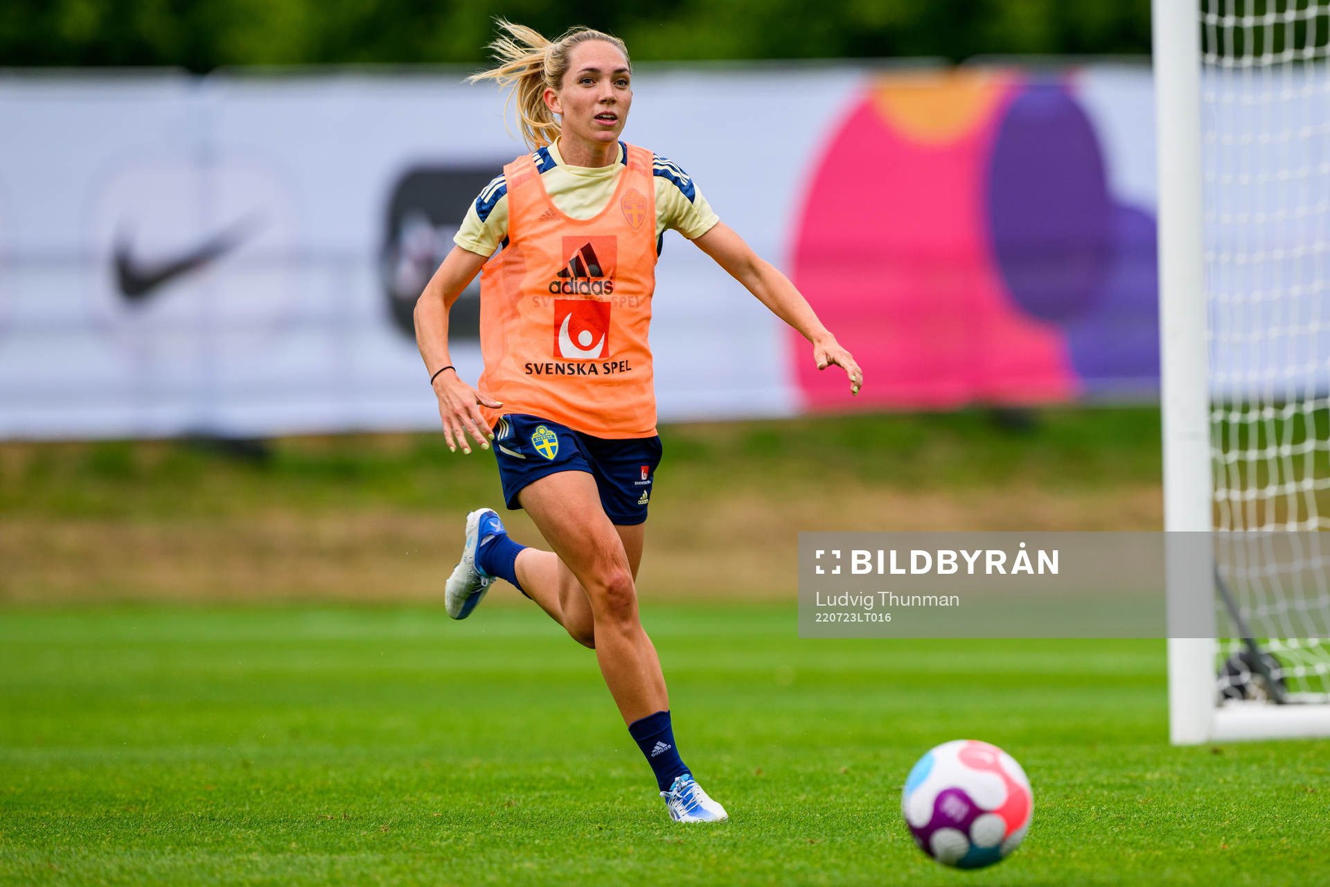 Elin Rubensson of the Swedish women's national football