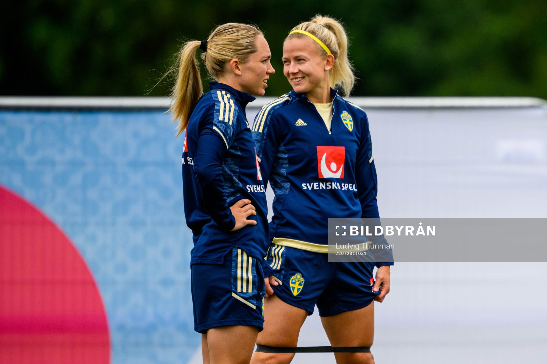 Elin Rubensson and Hanna Glas of the Swedish women's