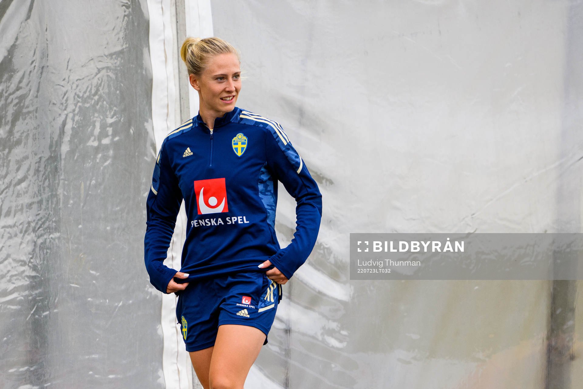 Rebecka Blomqvist of the Swedish women's national football