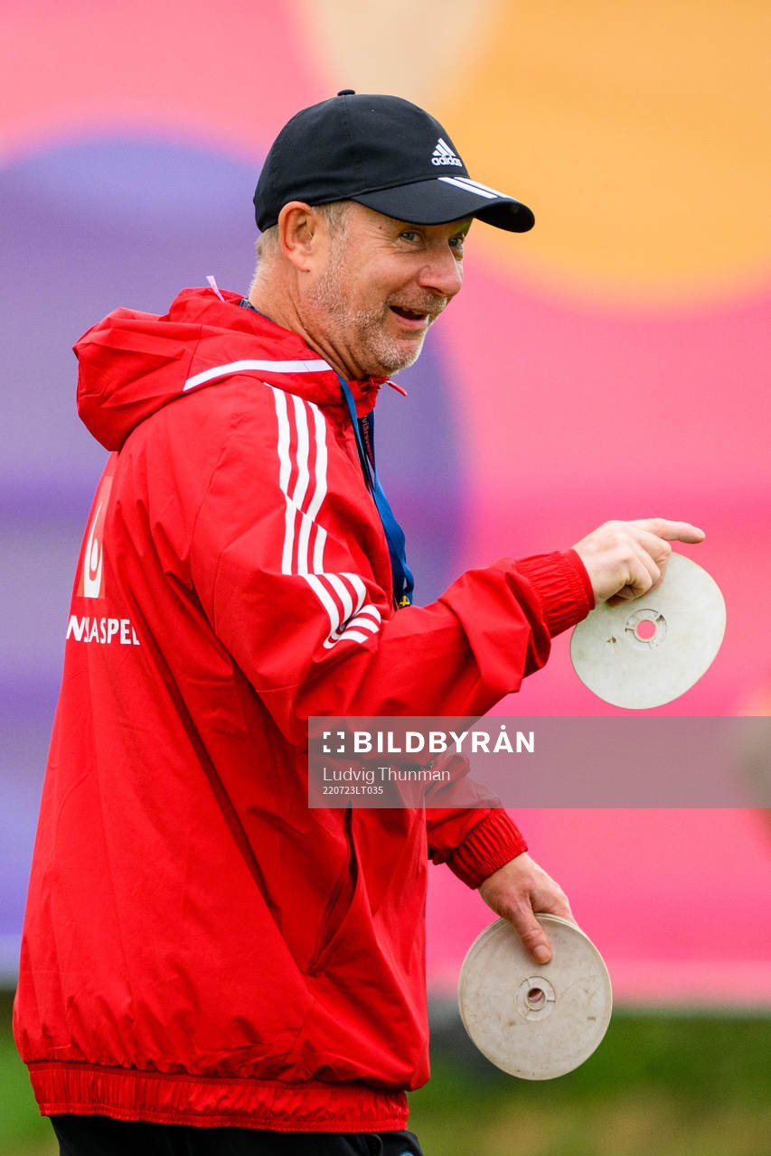 Peter Gerhardsson, head coach of the Swedish women's