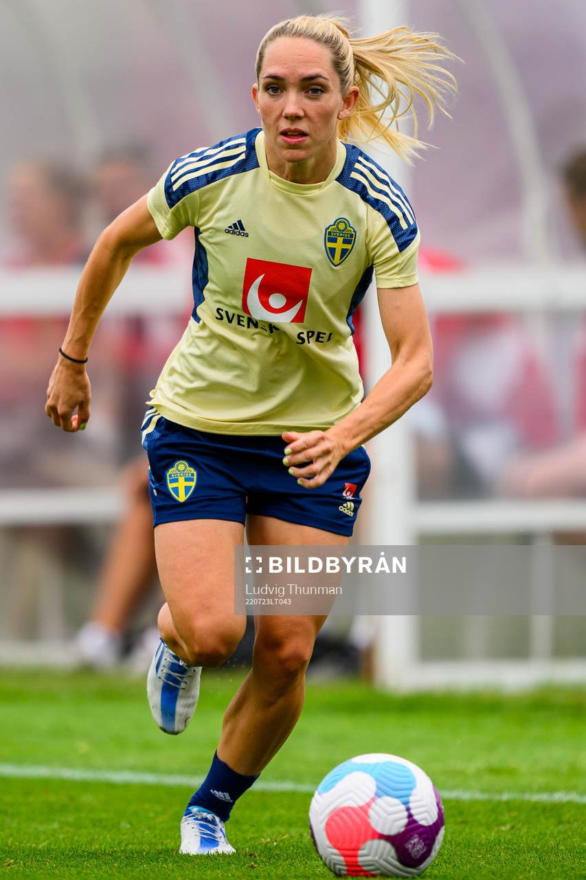 Elin Rubensson of the Swedish women's national football