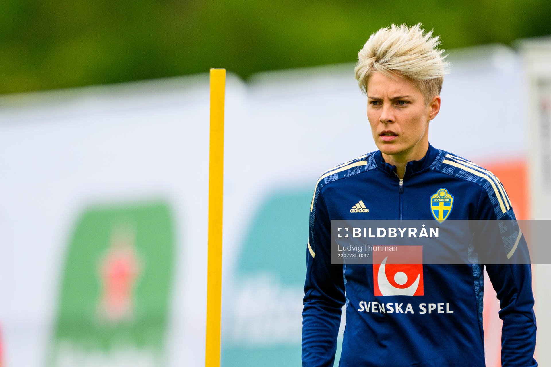 Lina Hurtig of the Swedish women's national football team