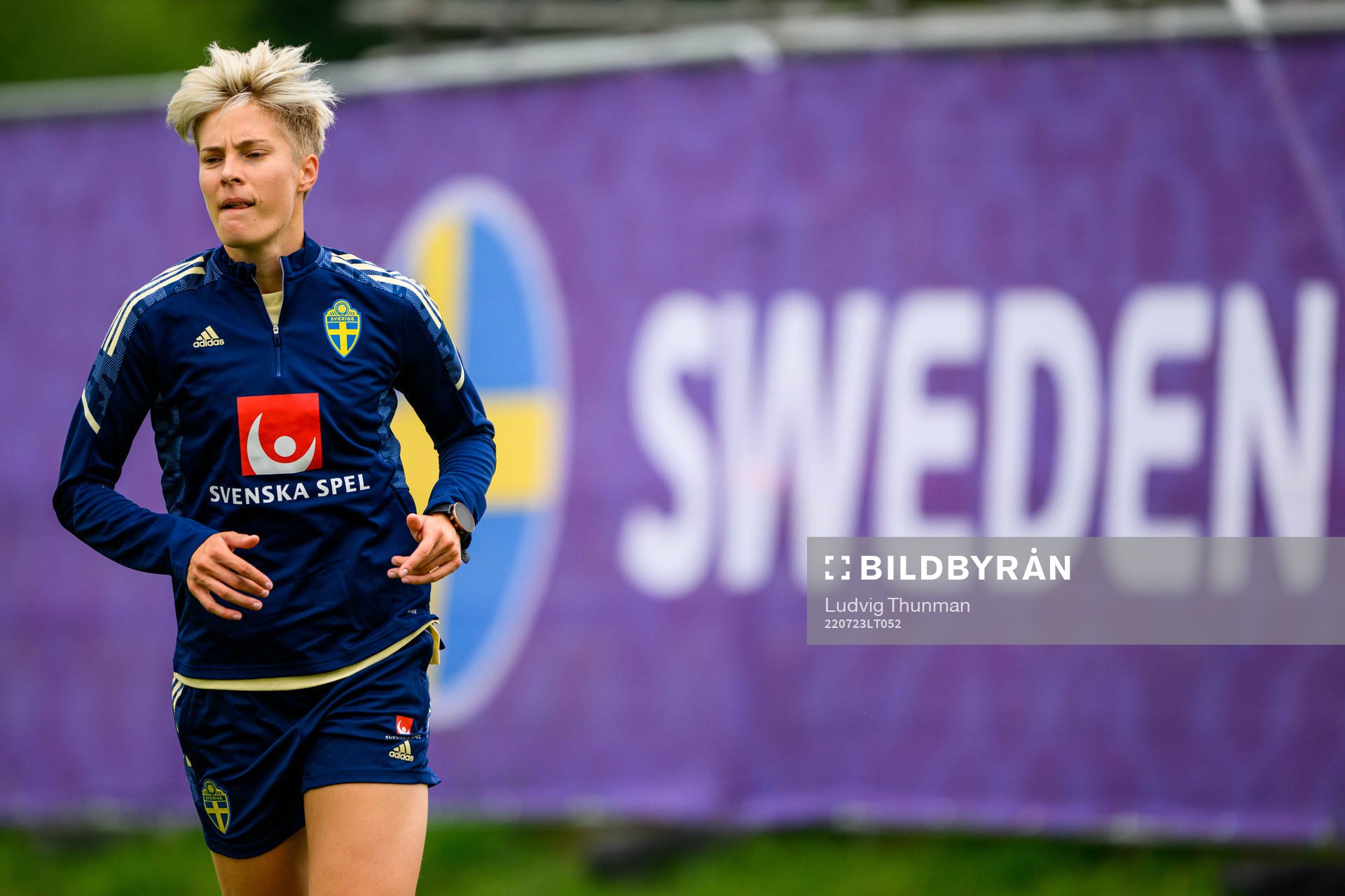 Lina Hurtig of the Swedish women's national football team