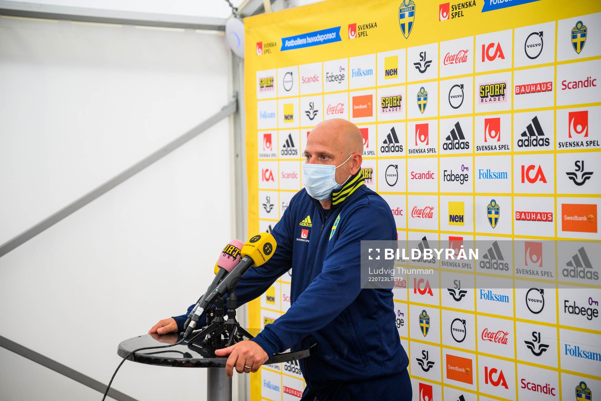 Magnus Wikman, assistant coach of the Swedish women's