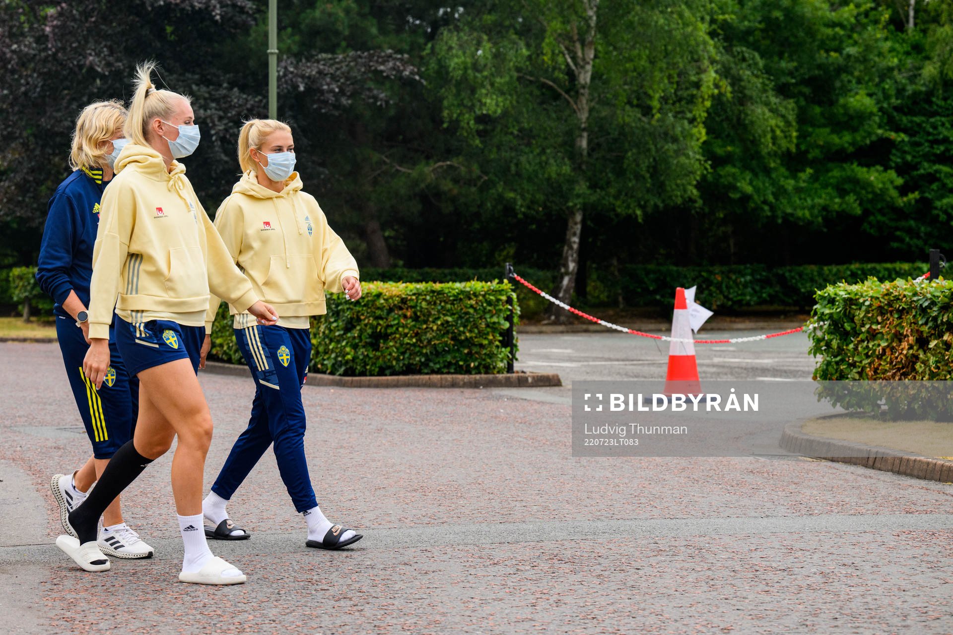 Stina Blackstenius, Amanda Nilden, Rebecca Schelin, press