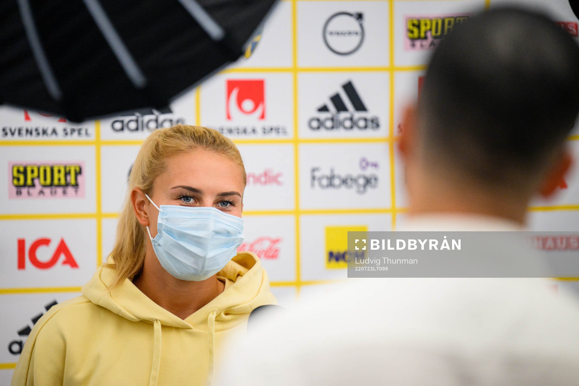 Amanda Nilden of the Swedish women's national football team