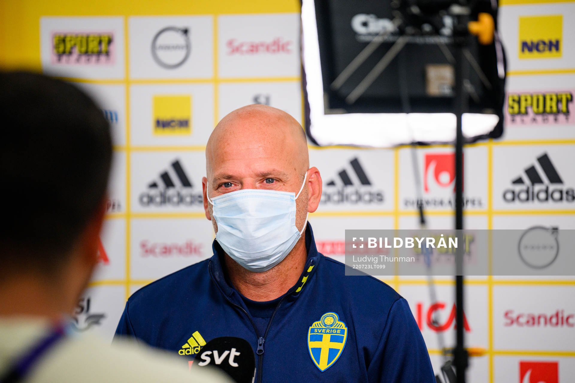 Magnus Wikman, assistant coach of the Swedish women's