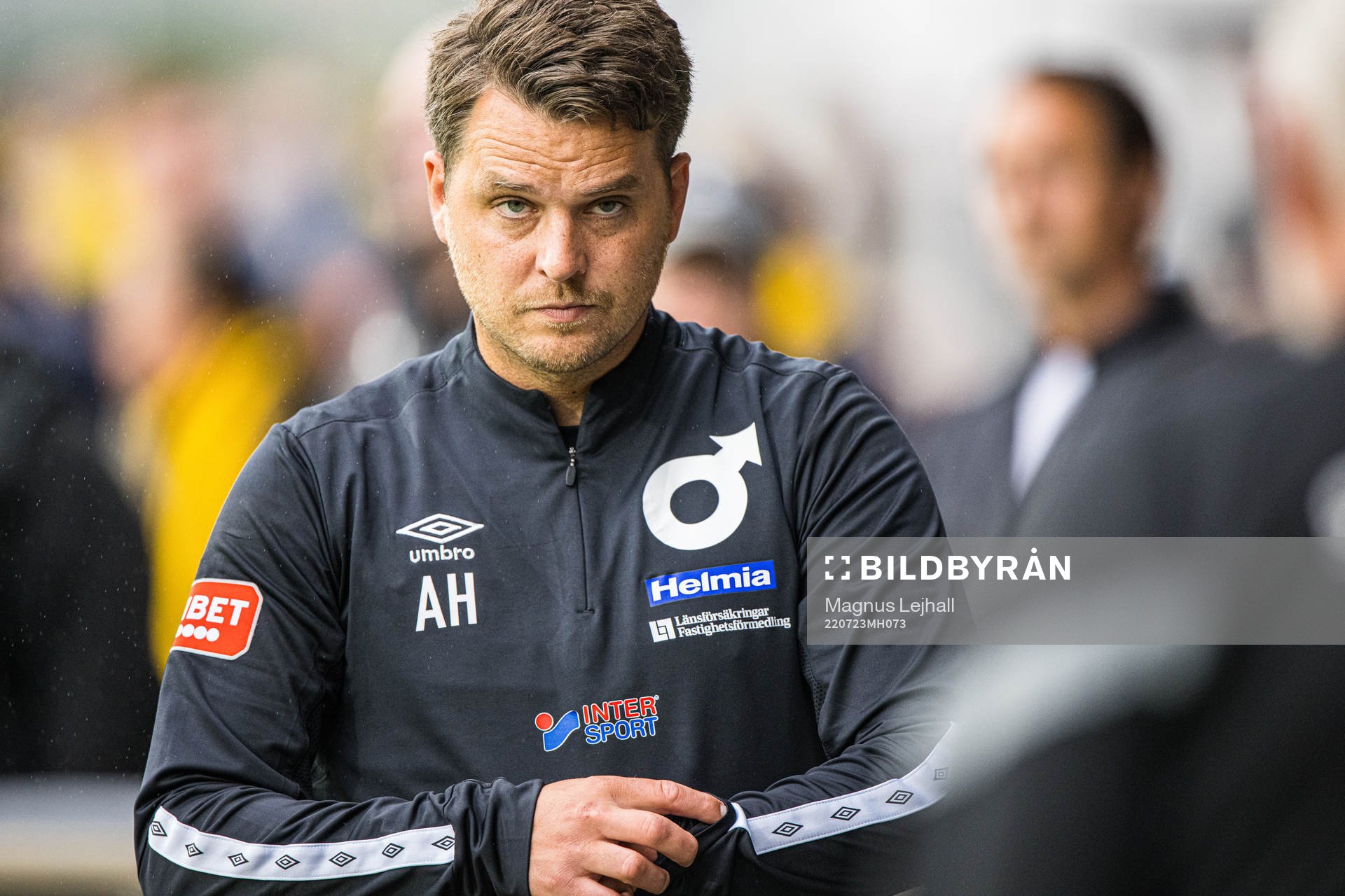 Degerfors tränare Andreas Holmberg deppar