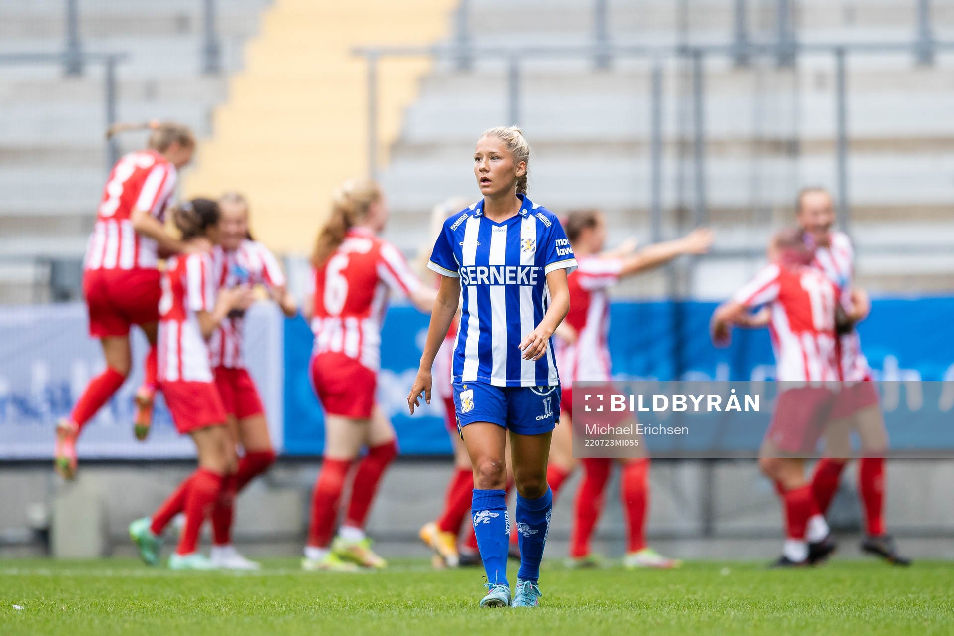 IFK Göteborgs Novalie Jensen deppar