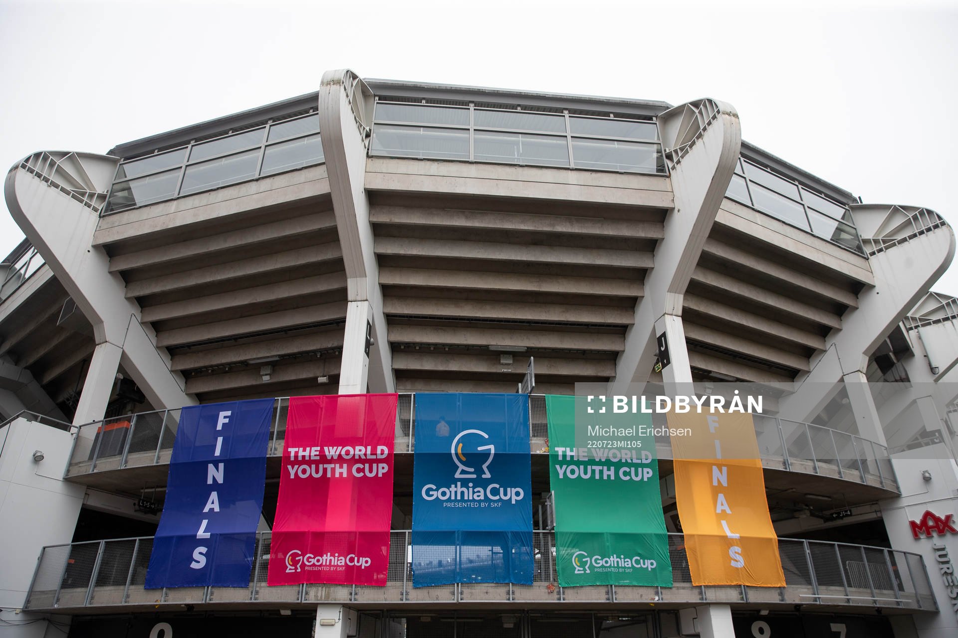 Gamla Ullevi innan finalerna i Gothia Cup
