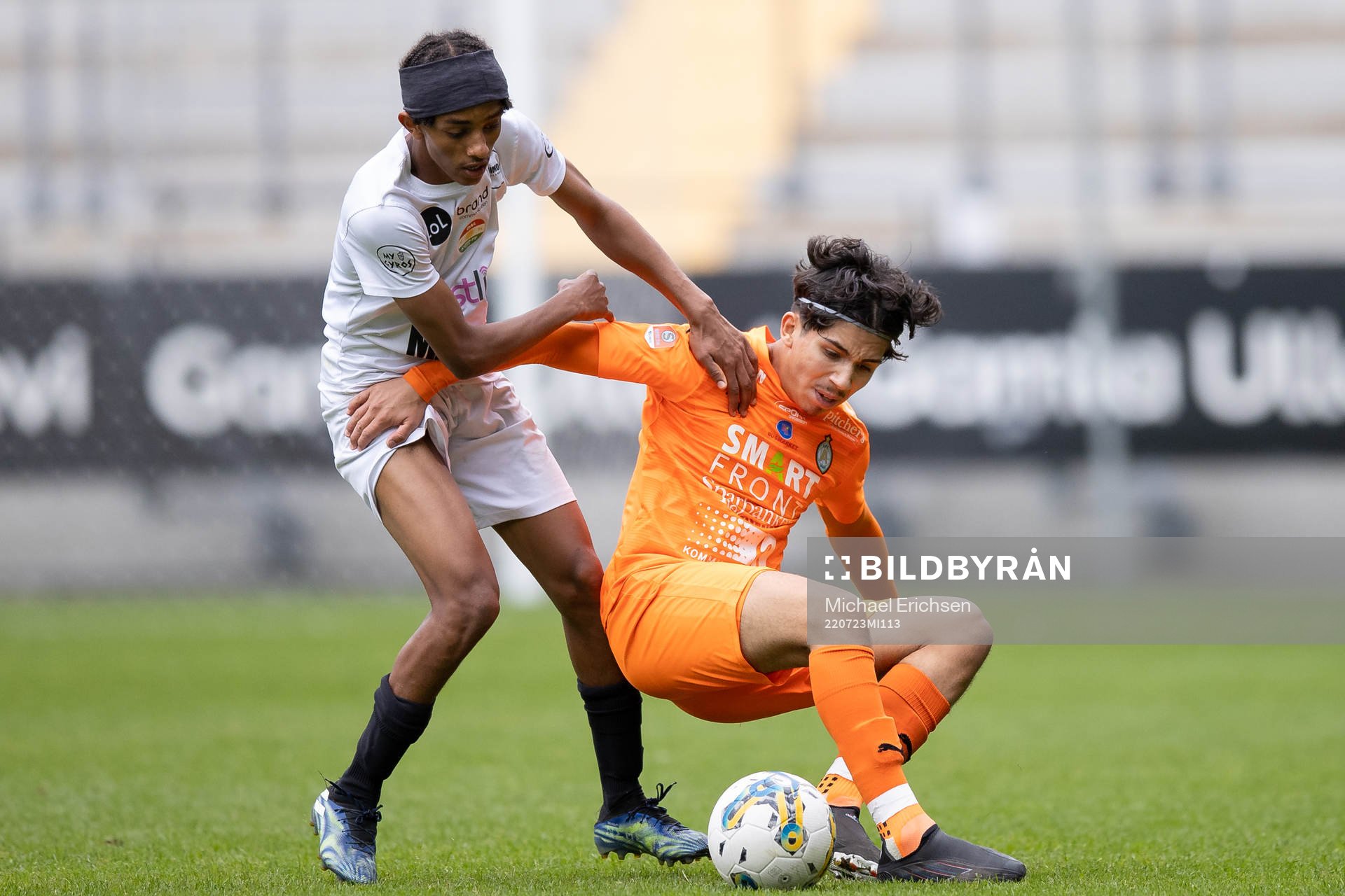 Dalkurds Yuel Samuel mot Eskilstunas Fabián Vitrera