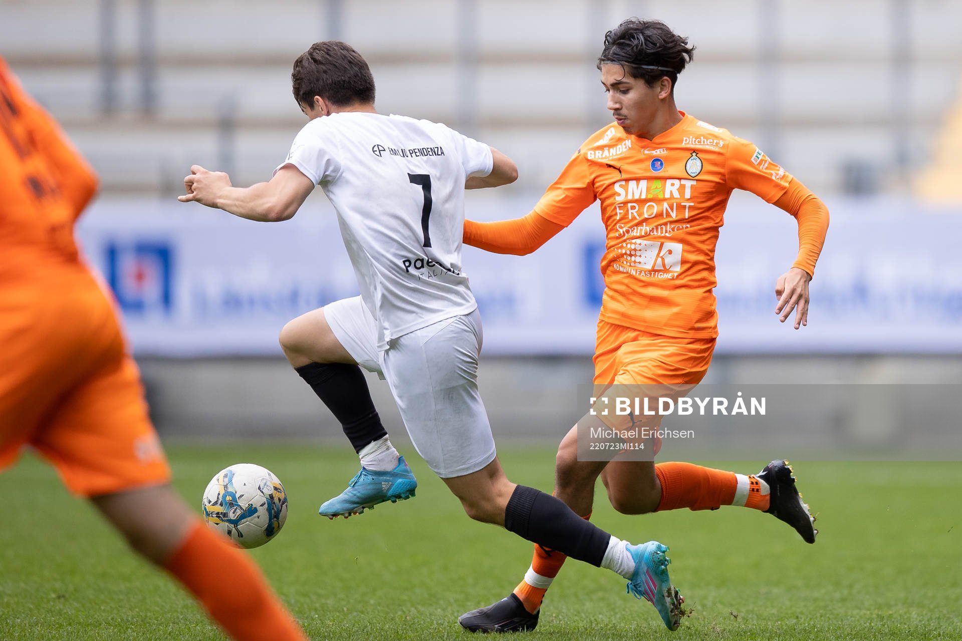 Dalkurds Erwin Logo mot Eskilstunas Fabián Vitrera