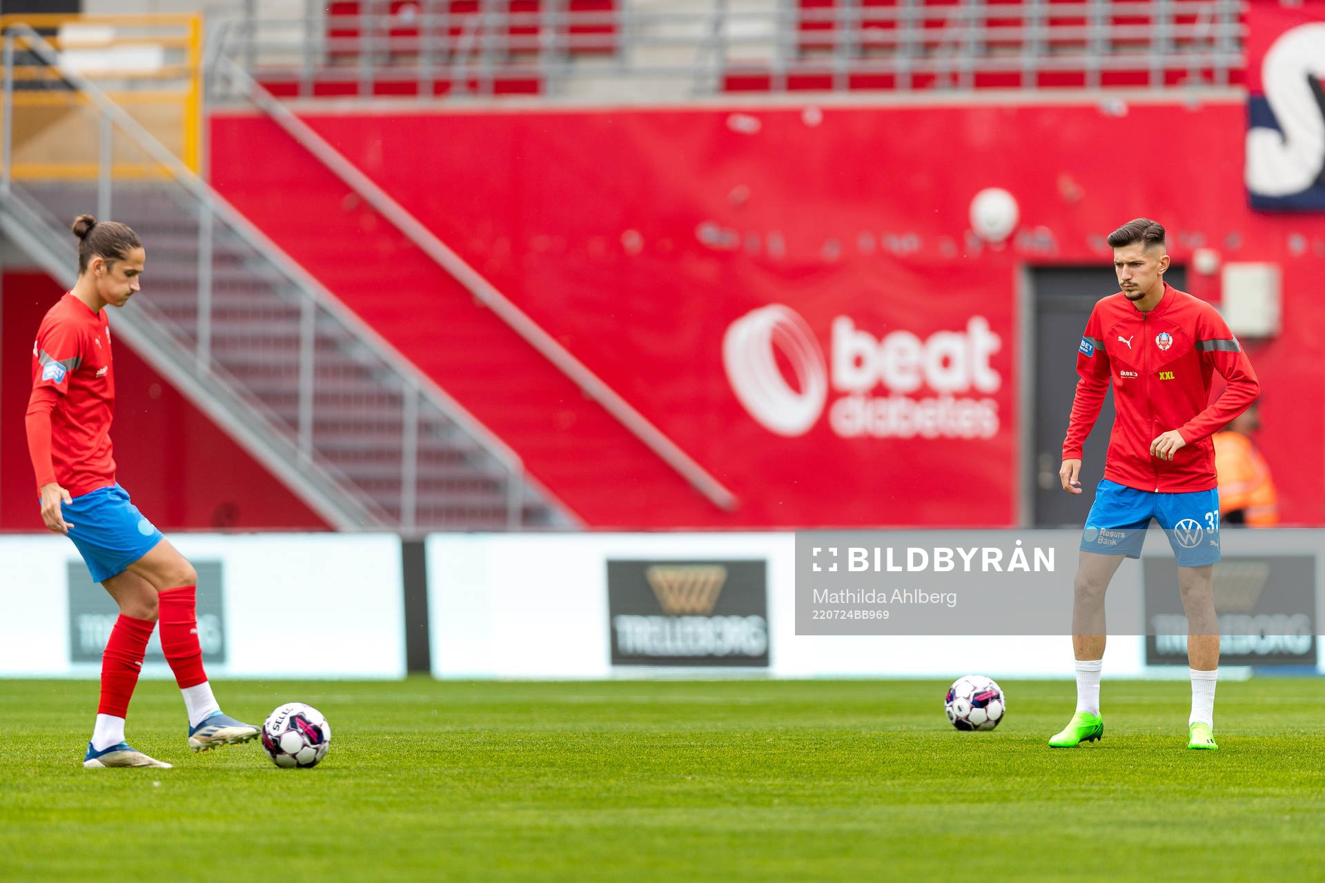 Helsingborgs Armin Gigovic och Ervin Gigovic