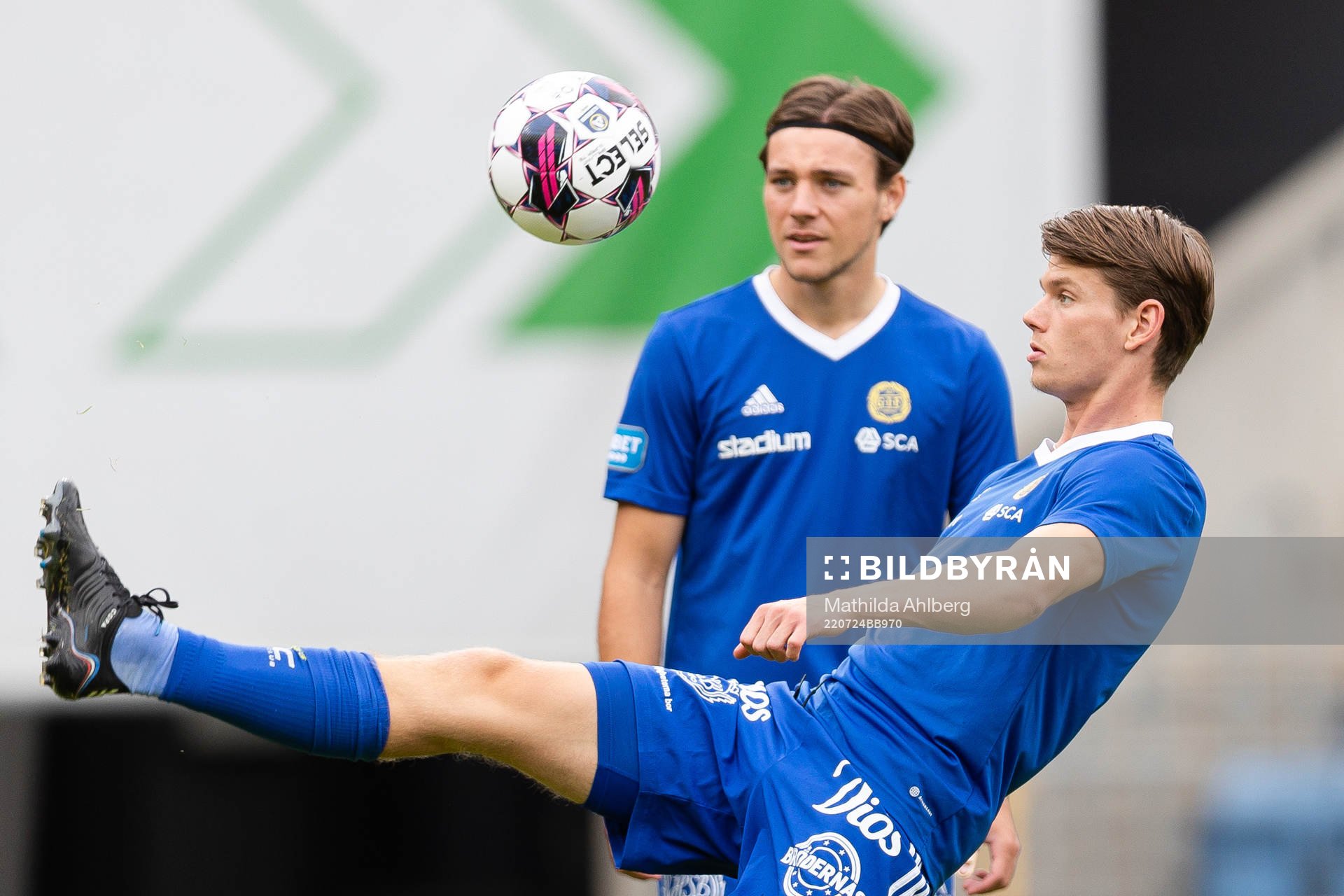 GIF Sundsvalls Teodor Stenshagen inför fotbollsmatchen i Allsvenskan mellan Helsingborg och GIF Sundsvall den 24 juli 2022 i Helsingborg.