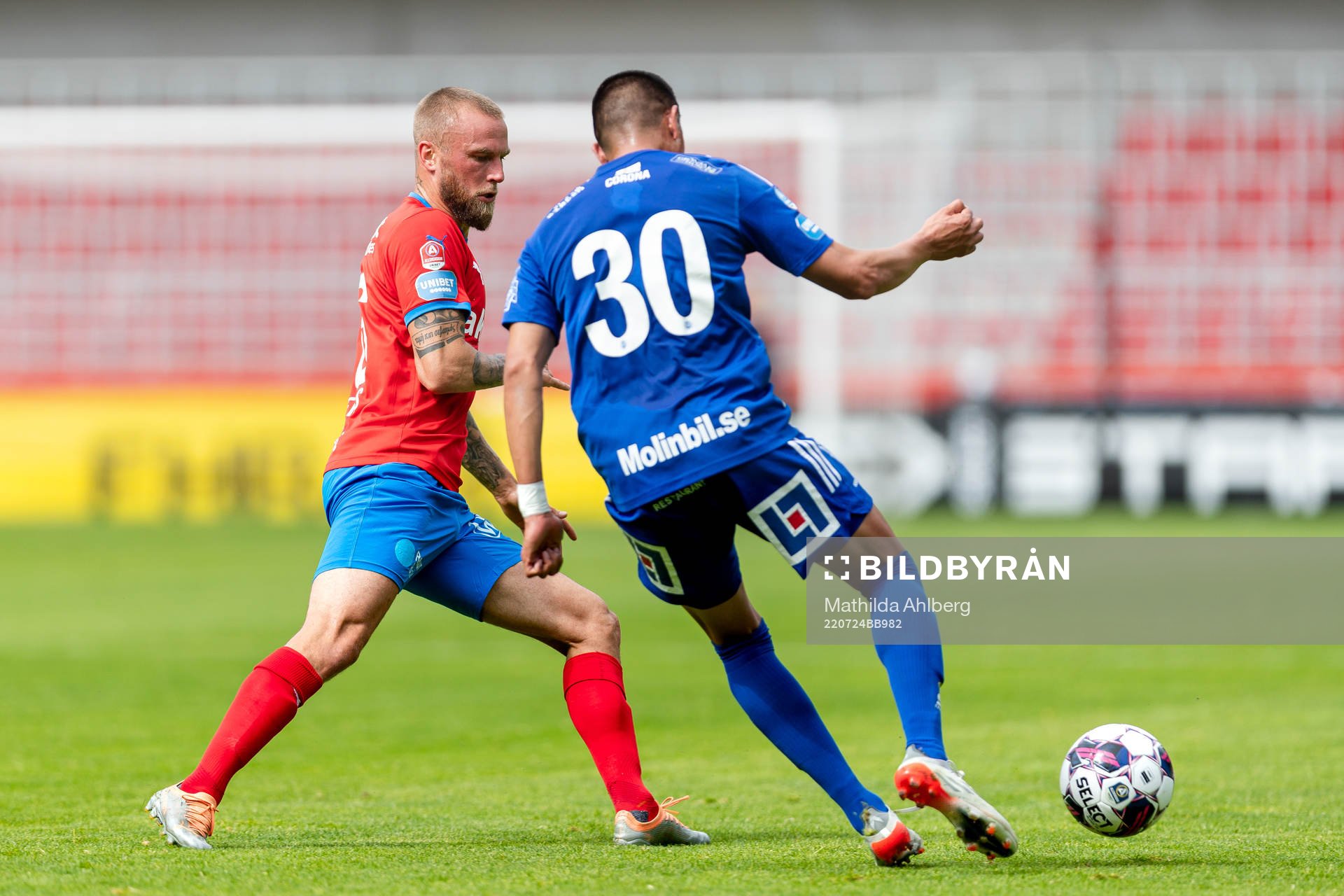 Helsingborgs Alexander Faltsetas och GIF Sundsvalls Joe