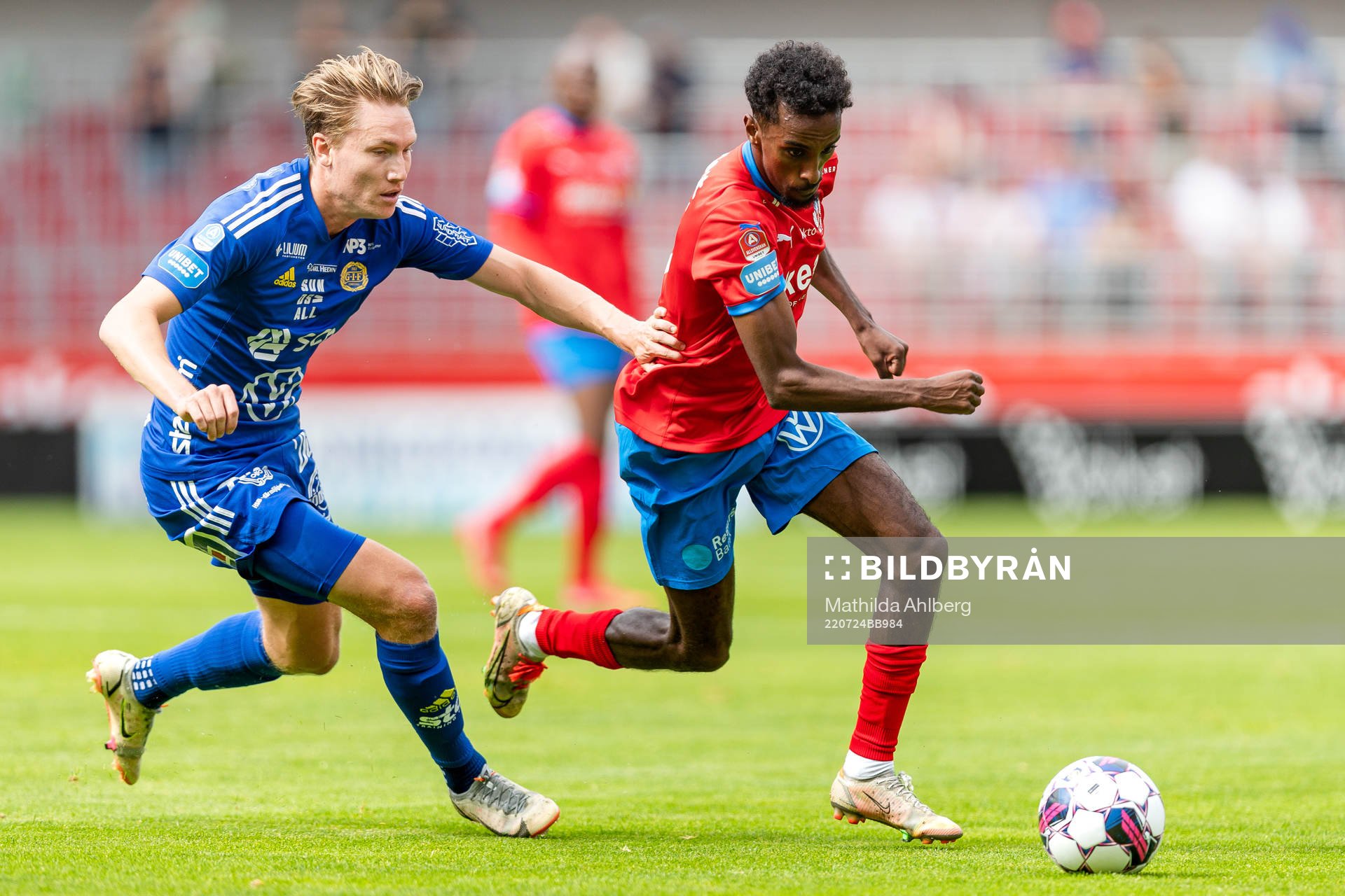 GIF Sundsvalls Marcus Burman och Helsingborgs Taha Ali