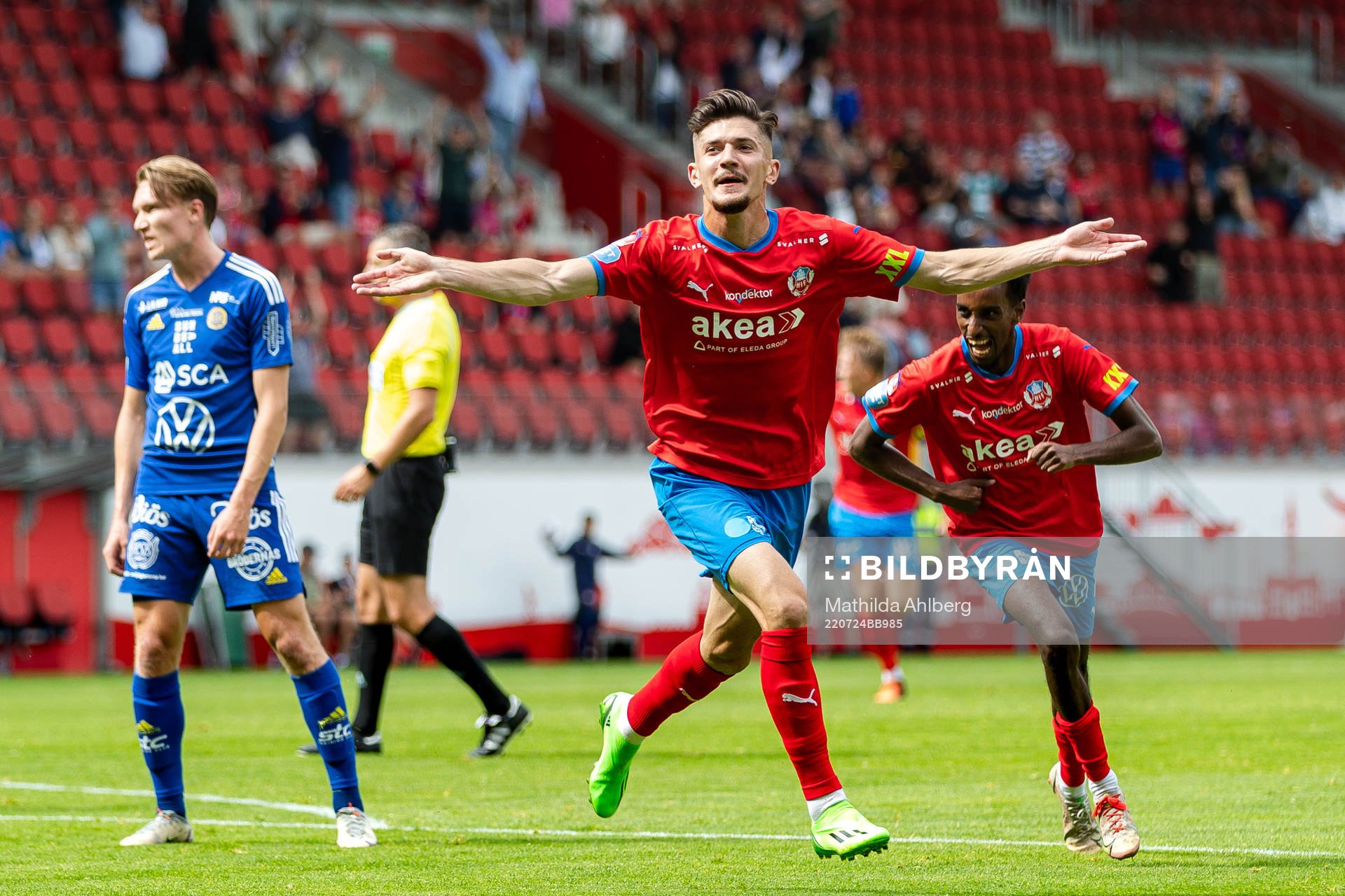 Helsingborgs Armin Gigovic jublar