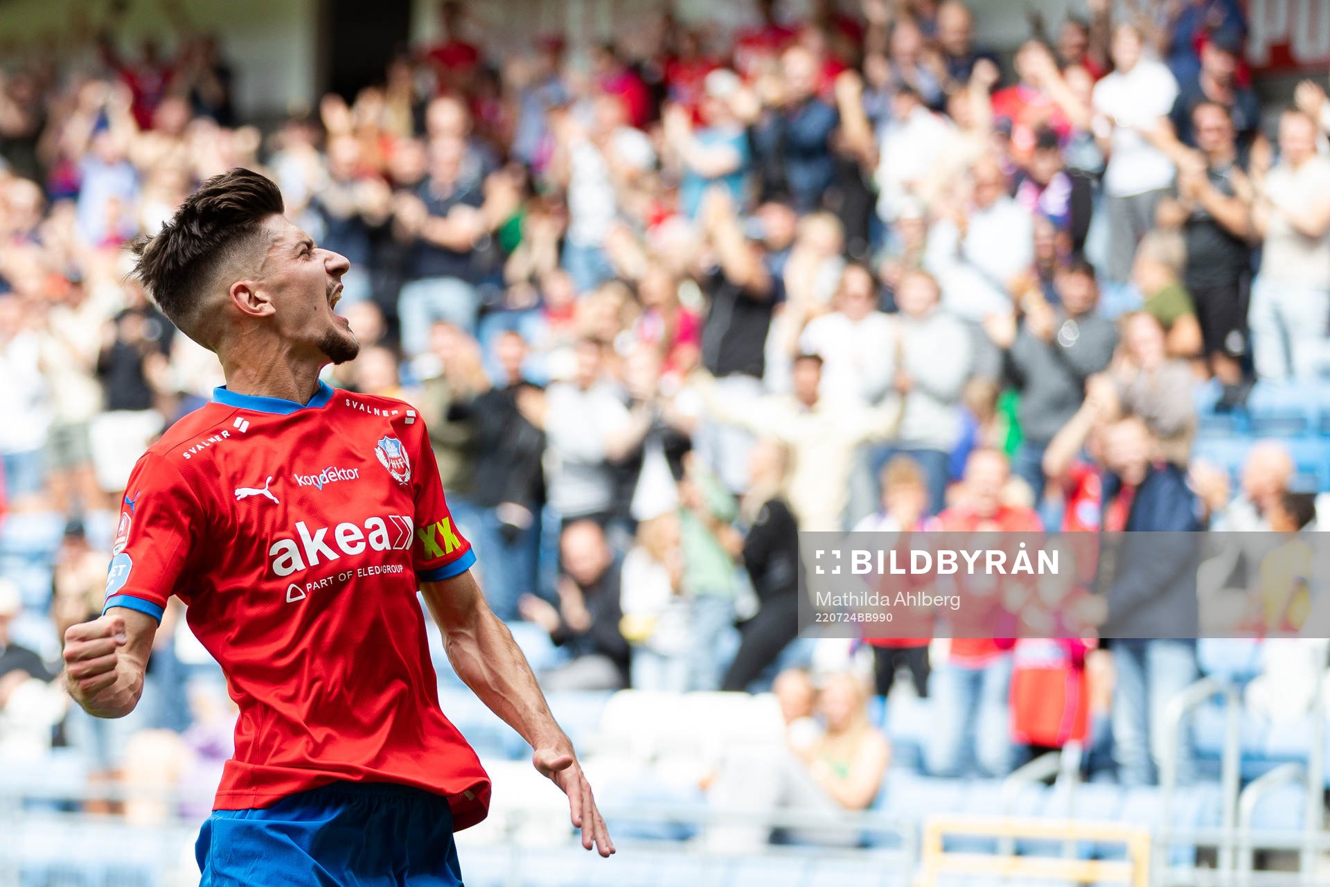 Helsingborgs Armin Gigovic jublar