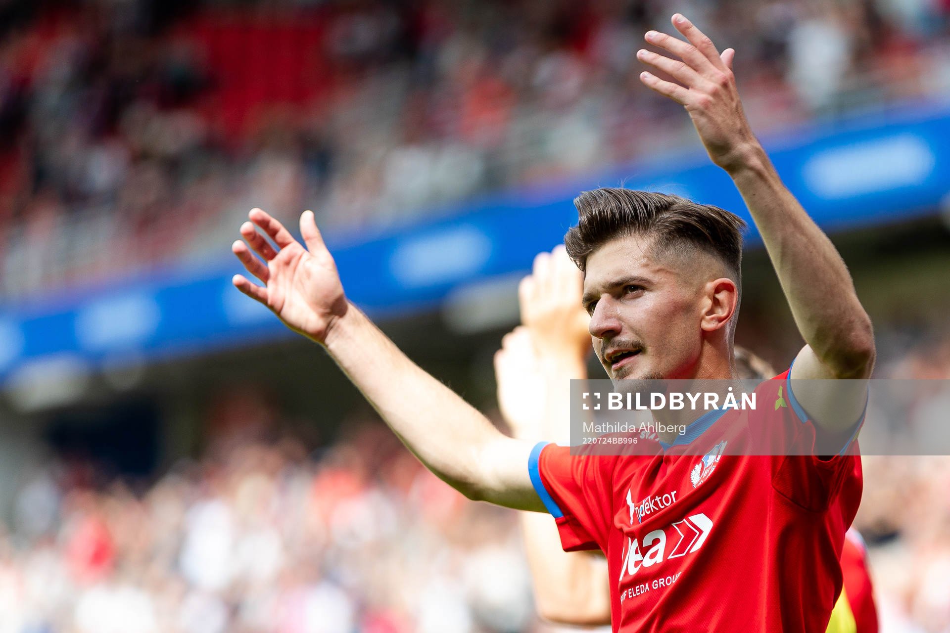 Helsingborgs Armin Gigovic jublar