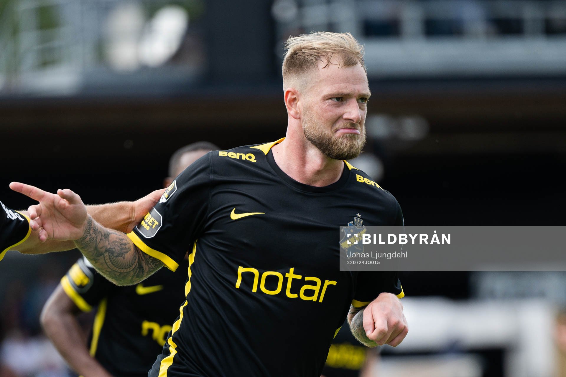 AIKs John Guidetti jublar