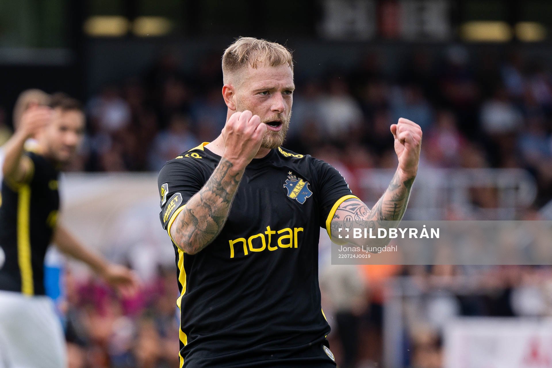 AIKs John Guidetti jublar