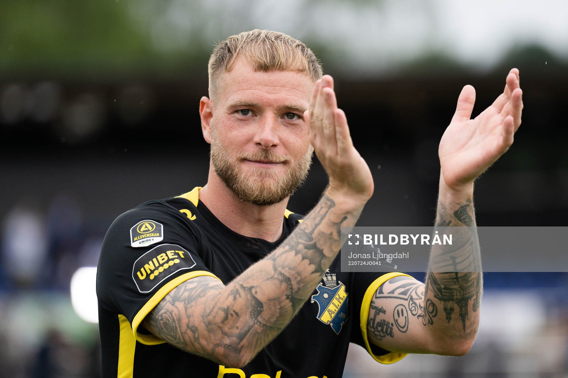 AIKs John Guidetti jublar