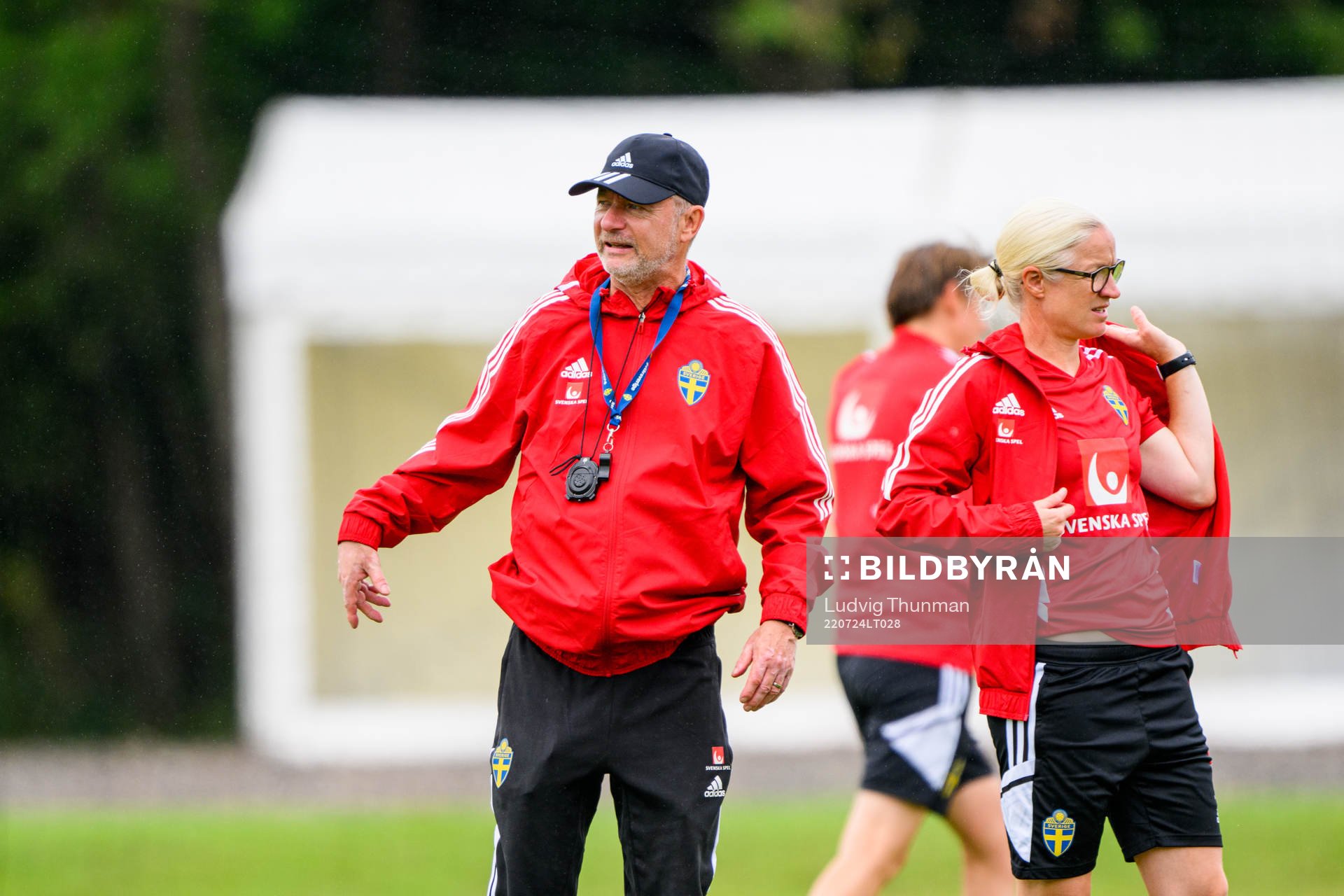 Peter Gerhardsson, head coach and Victoria Sandell,