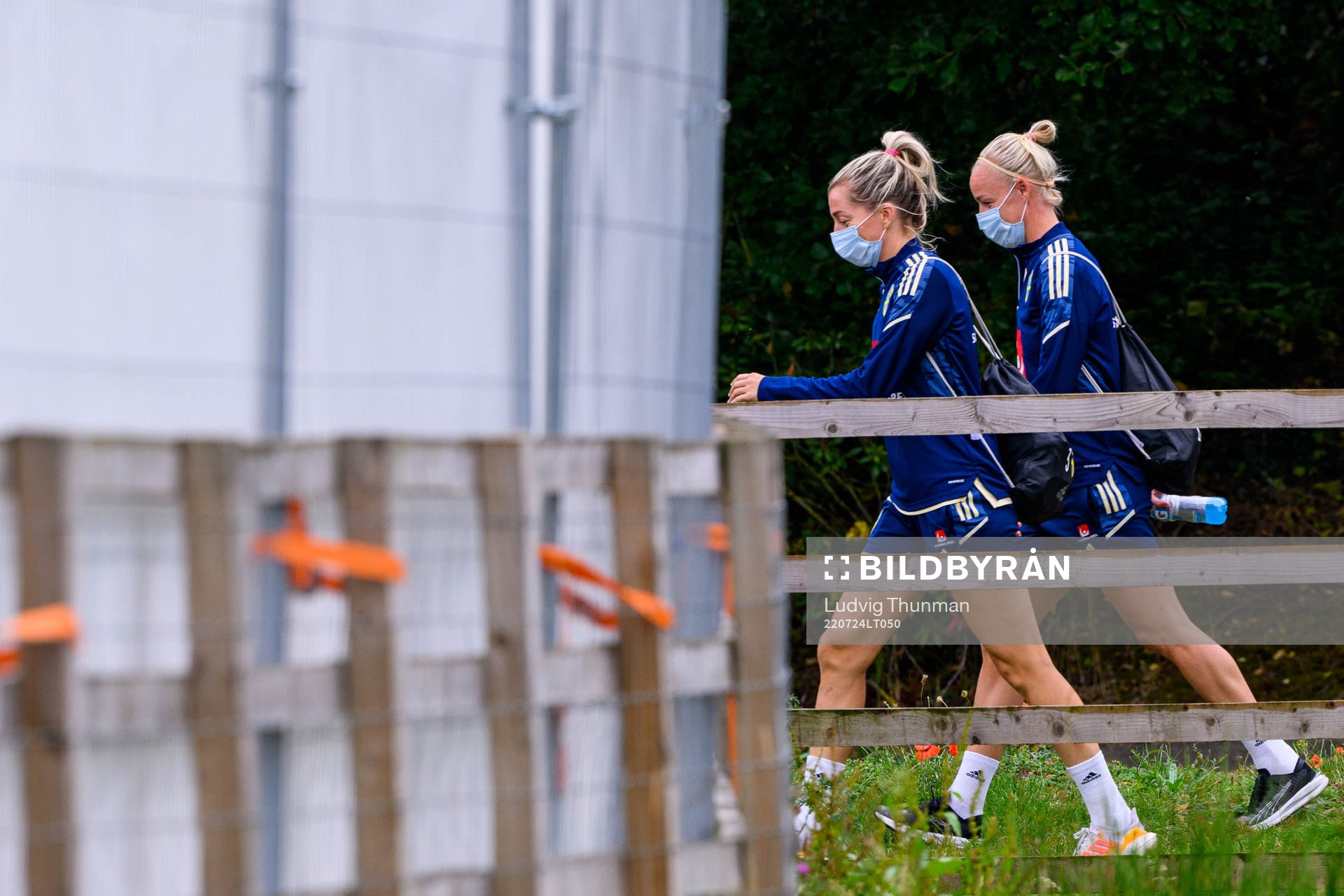 Linda Sembrant and Caroline Seger of the Swedish women's