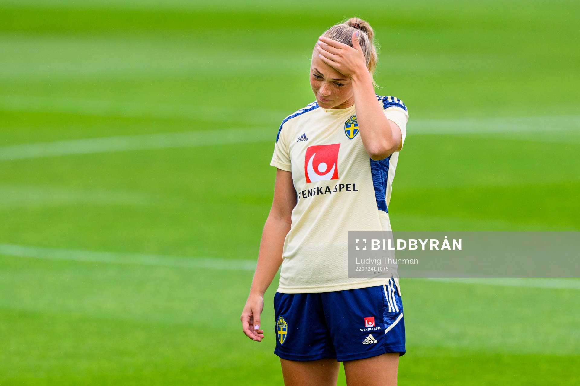 Hanna Bennison of the Swedish women's national football