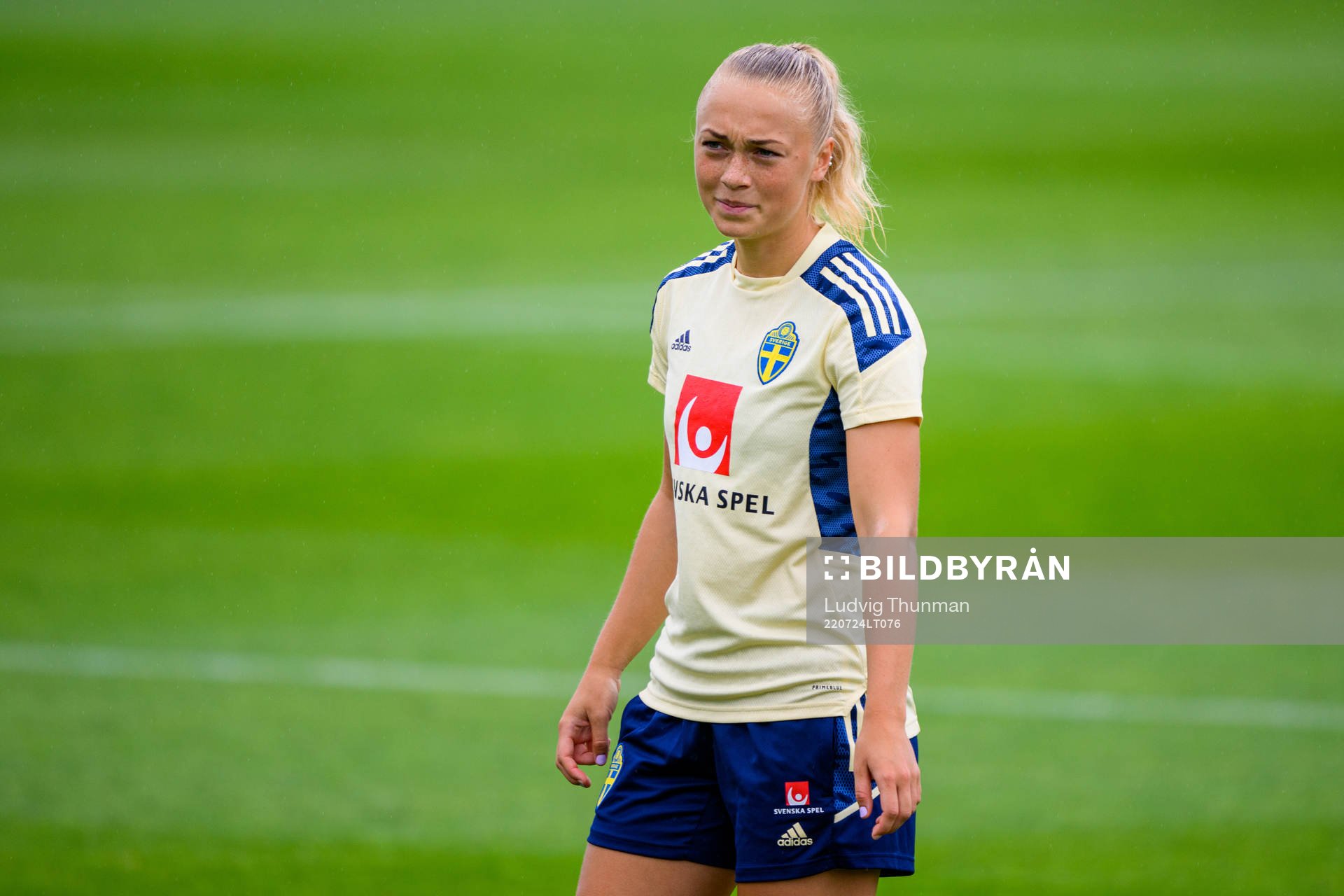 Hanna Bennison of the Swedish women's national football