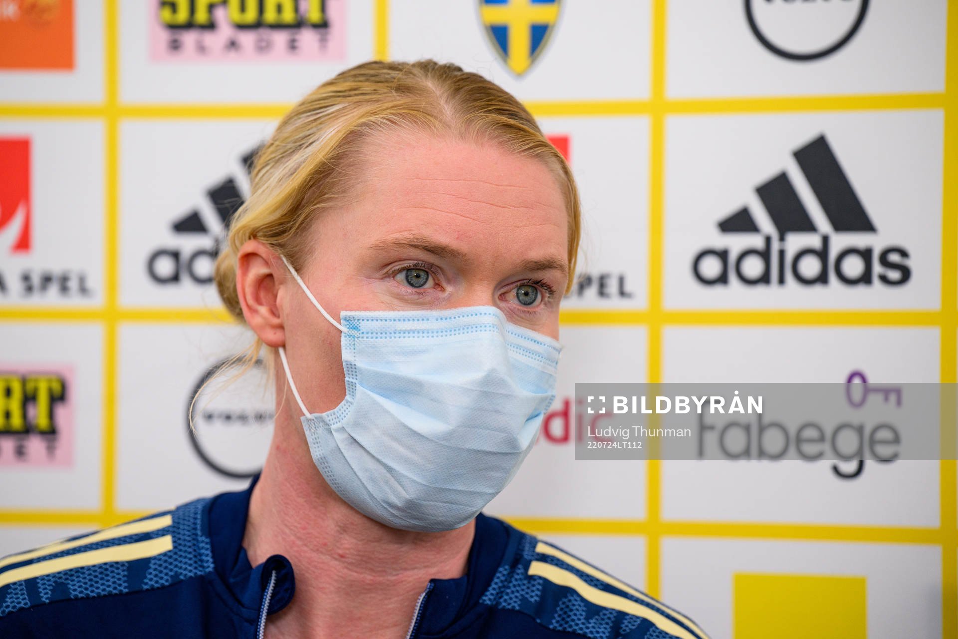 Goalkeeper Hedvig Lindahl of the Swedish women's national