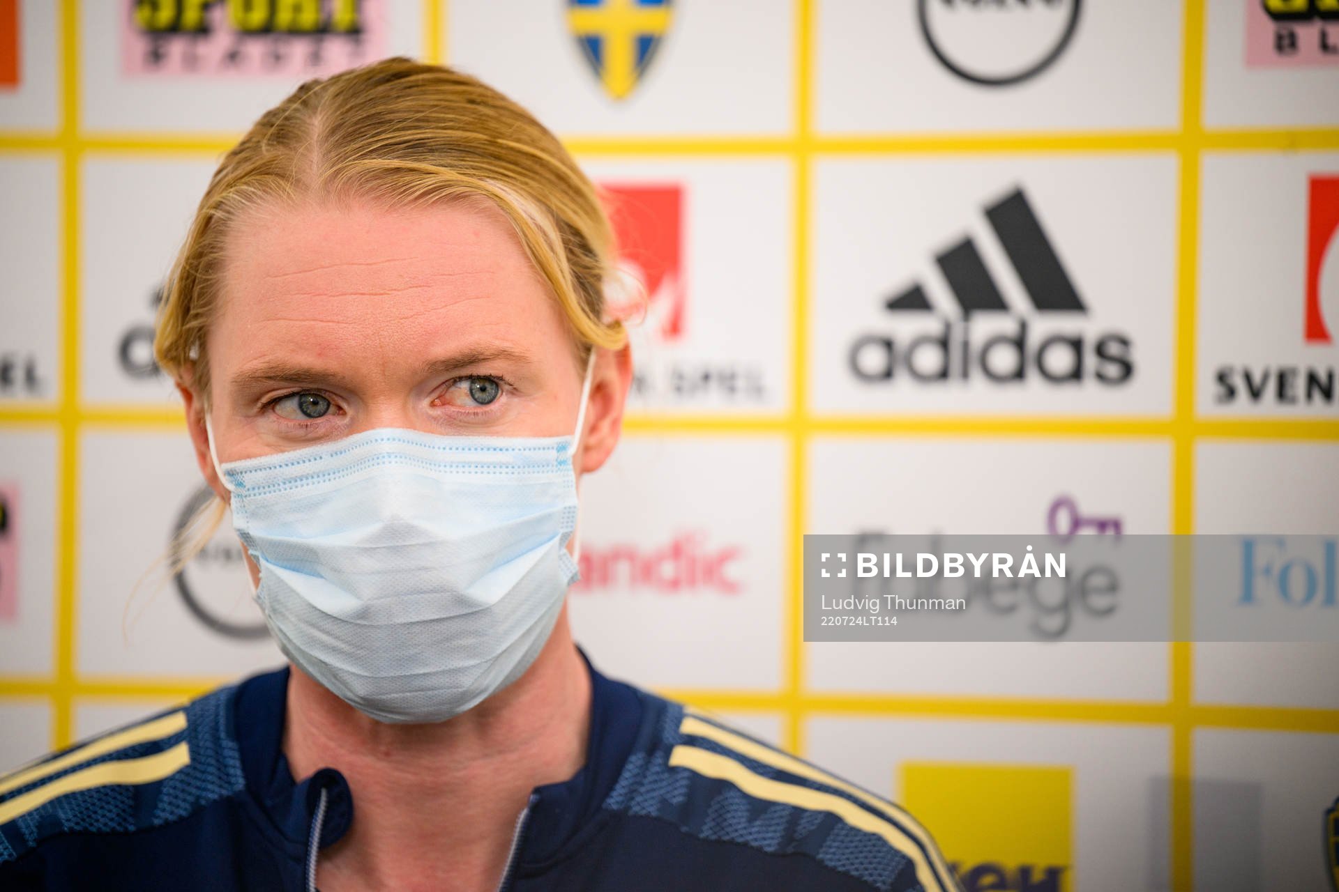 Goalkeeper Hedvig Lindahl of the Swedish women's national