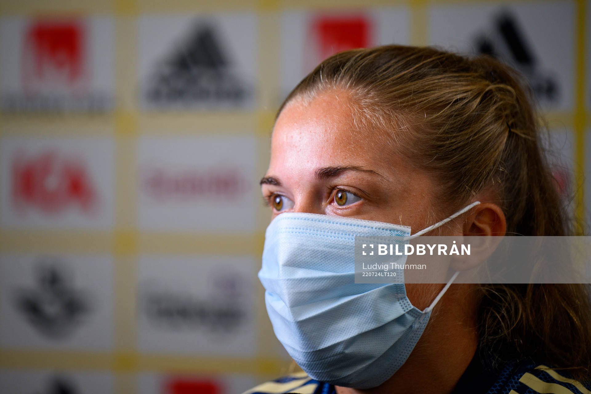 Filippa Angeldahl of the Swedish women's national football