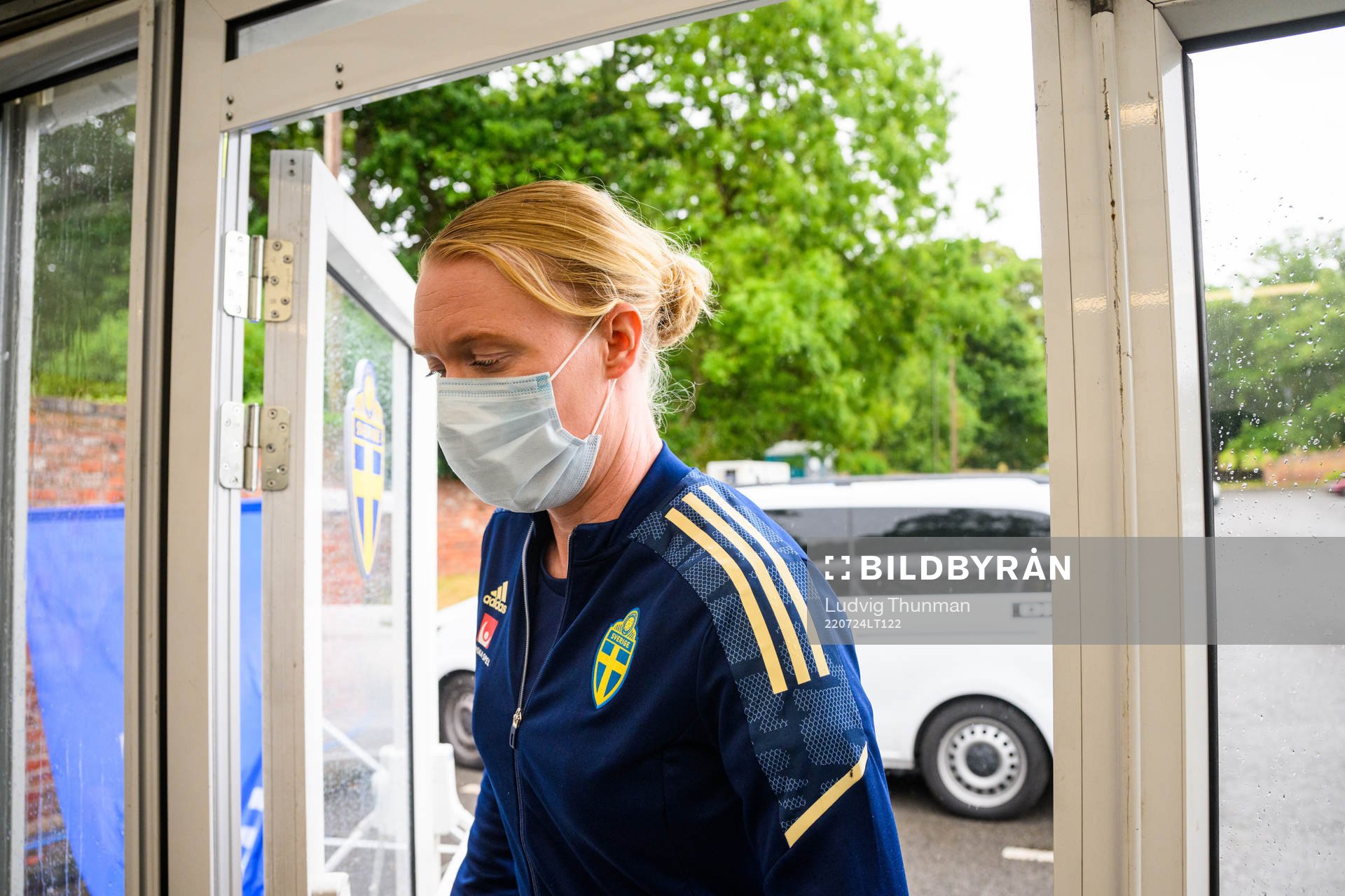 Goalkeeper Hedvig Lindahl of the Swedish women's national